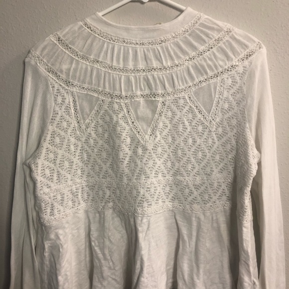 SOLD Free people English Rose embroidered lace top - Picture 5 of 9